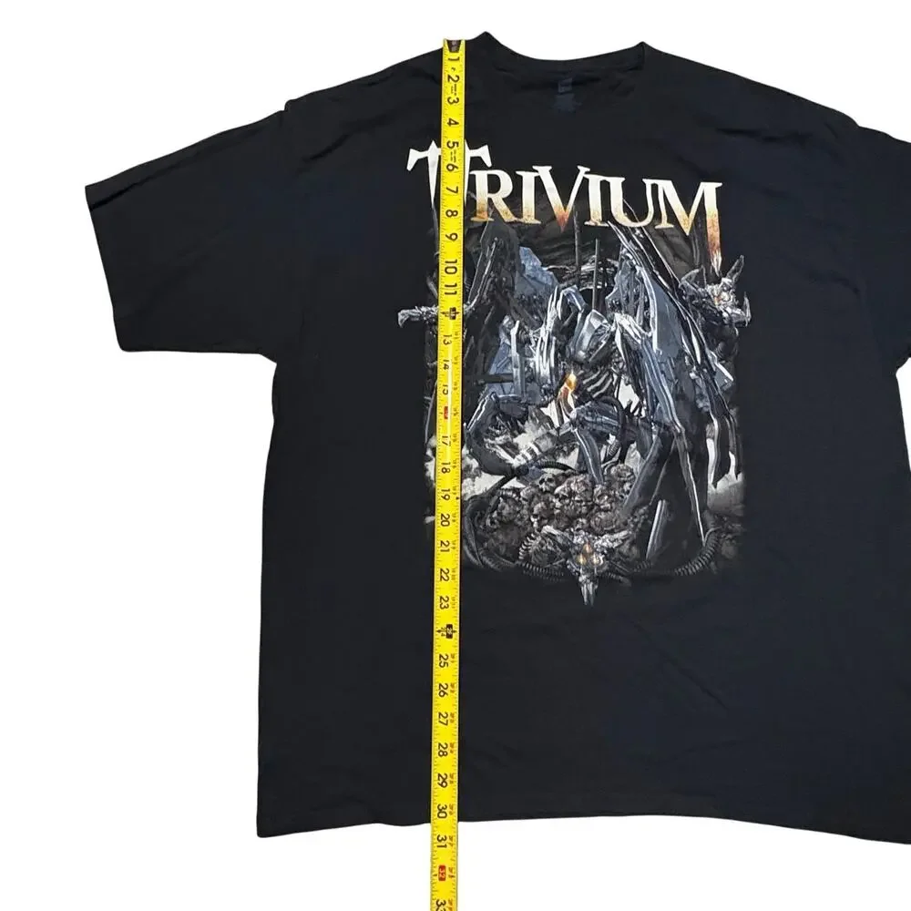 Trivium Through Blood & Dirt & Bone We Tour Concert T-Shirt 2015 Black Men's 2XL